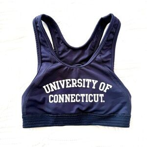 UConn Navy Sports Bra
